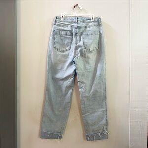 Free people straight leg cuffed jeans 29